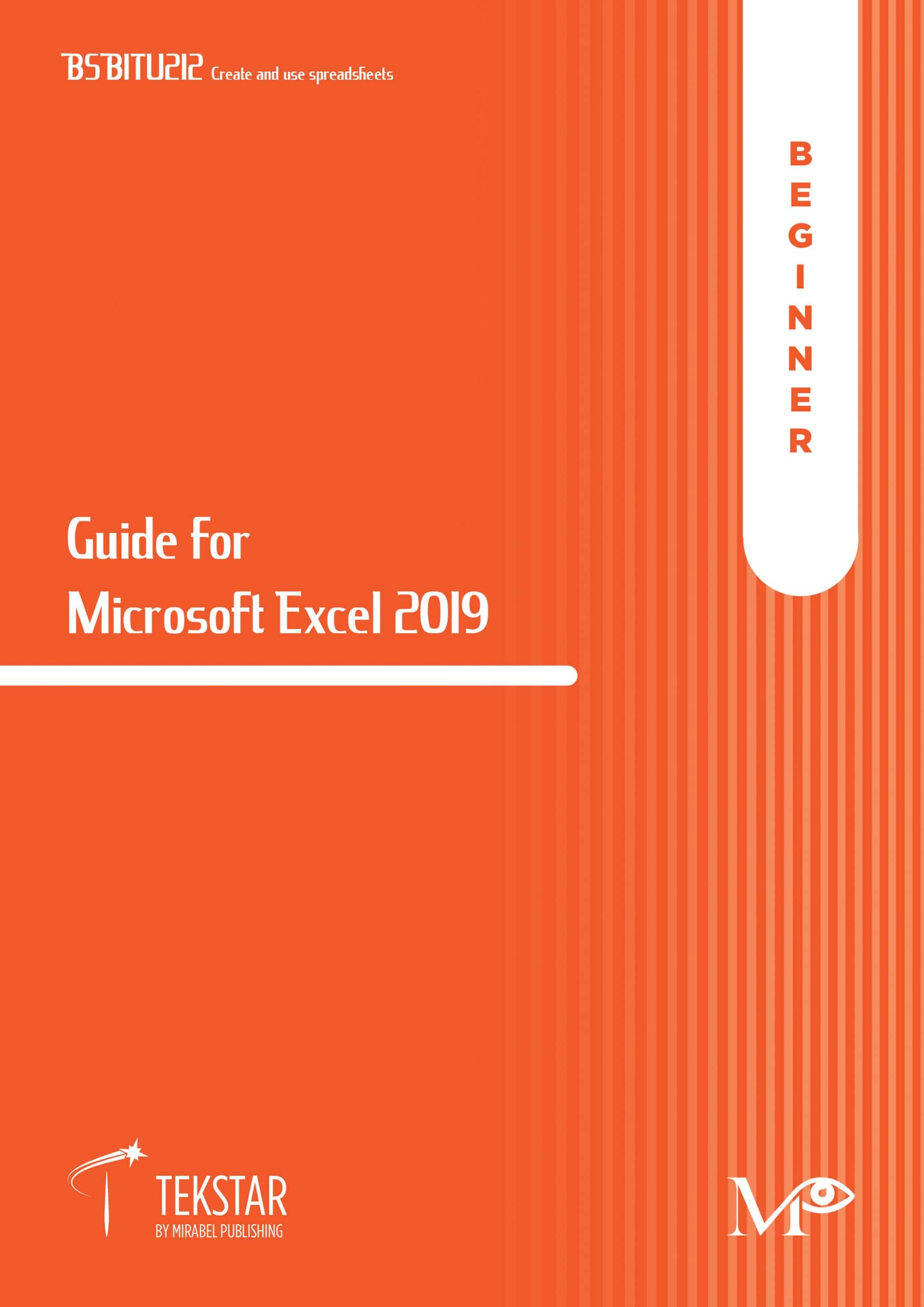 Guide for Microsoft Excel 2019 - Beginner